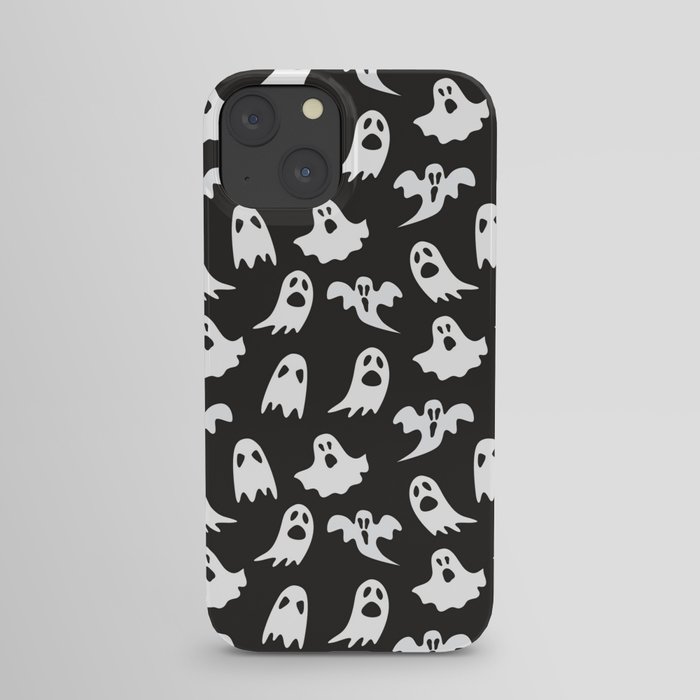 Ghosts on Black // Halloween Collection iPhone Case