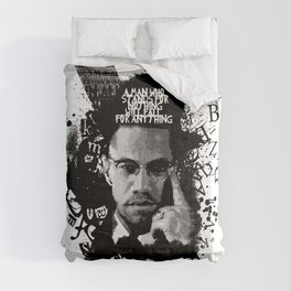 Malcolm X Stand Tall Comforter