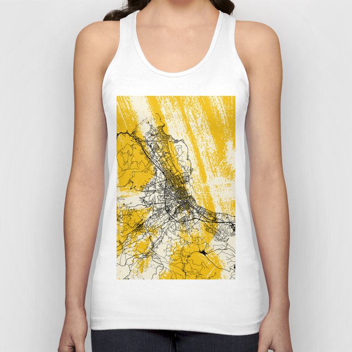 Italy - Palermo City Map Tank Top