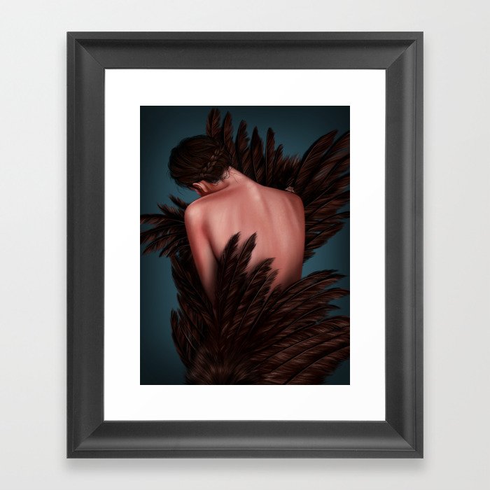 Blackbird Framed Art Print