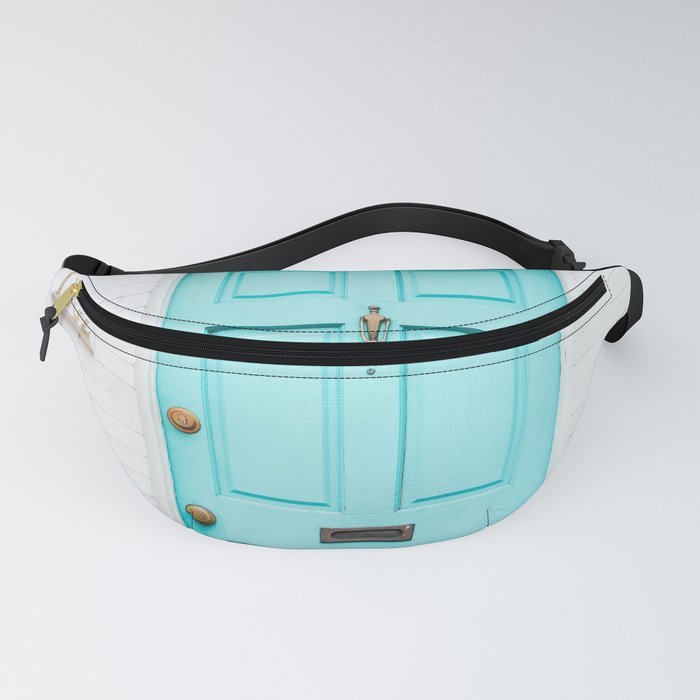 Welcome Home Turquoise Door Photography  Fanny Pack