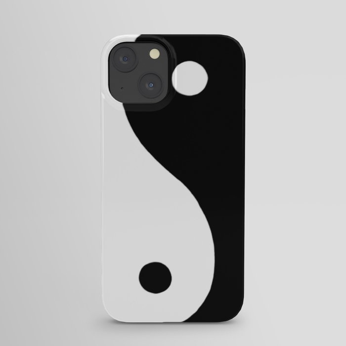 Yin and Yang BW iPhone Case