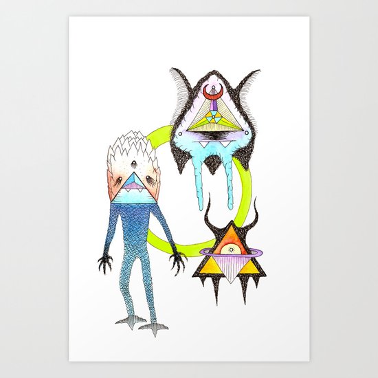 The Wildfire Connection Art Print