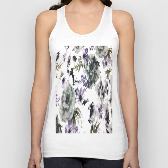 Kwan Yin Roses Unisex Tank Top