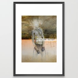 Cyanide Molar Framed Art Print