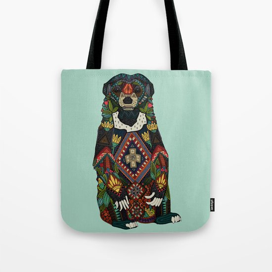 sun bear mint Tote Bag