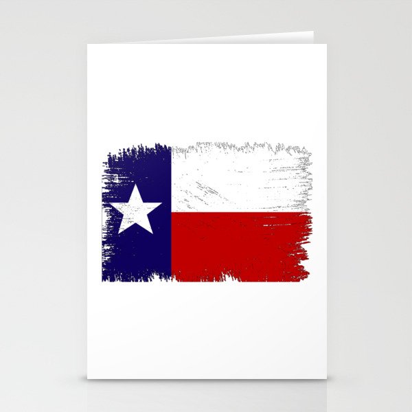 Texas State Flag - Distressed Stationery Cards