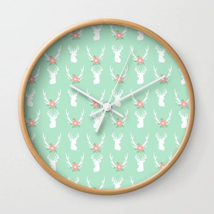 Deer Antlers Deer Head Silhouette Cute Modern Minimal Nature