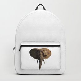 head elephant, africa Backpack
