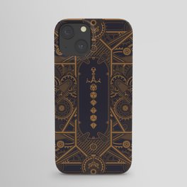 Steampunk Polyhedral Dice Sword Tabletop RPG Gaming iPhone Case