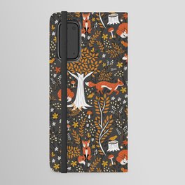 Autumn Foxes in the Forest Android Wallet Case