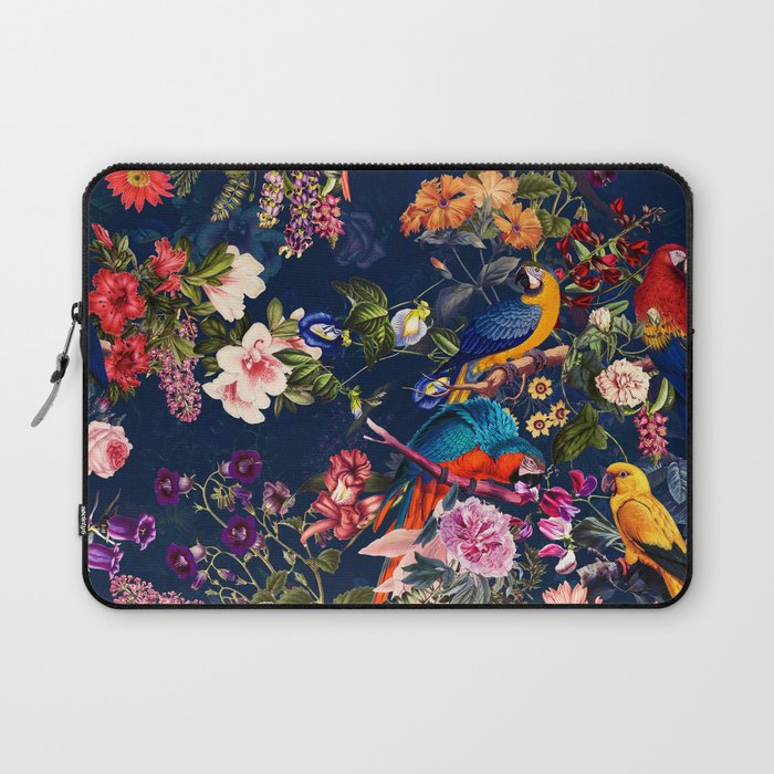 FLORAL AND BIRDS XII Laptop Sleeve