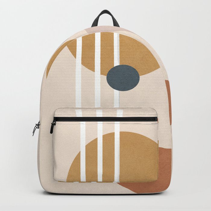 Minimal Abstract Shapes No.58 Backpack