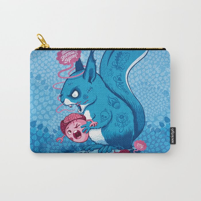 Zombie Squirrel Carry-All Pouch