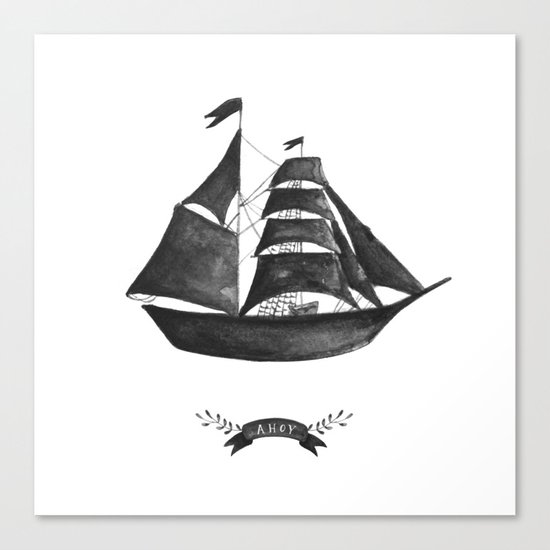 AHOY Canvas Print