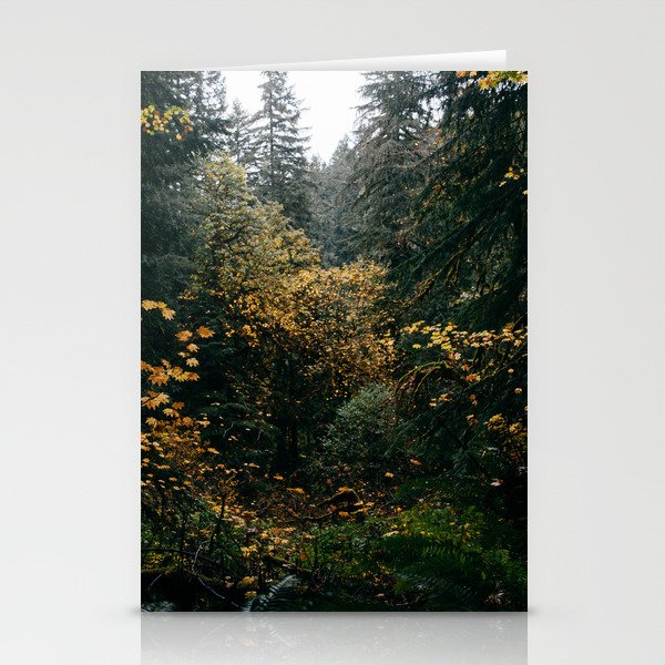 Golden Oregon Forest Stationery Cards