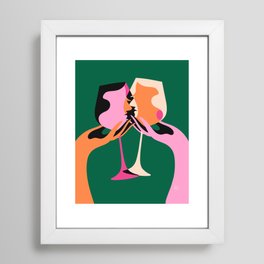 Cheers - emerald  Framed Art Print
