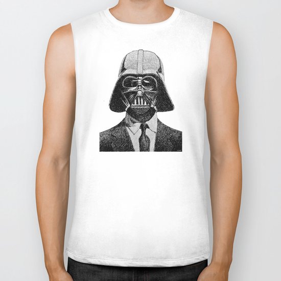 Darth Vader portrait #2 Biker Tank