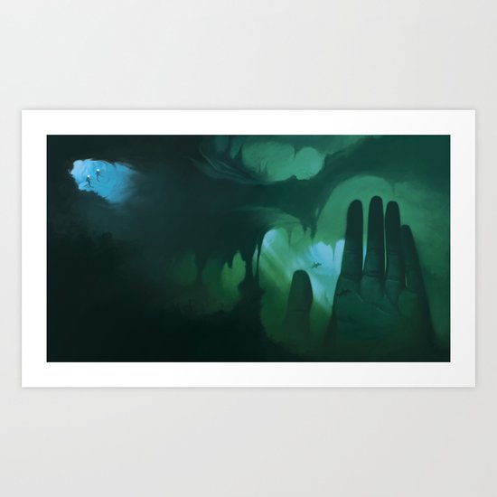 La mano Art Print