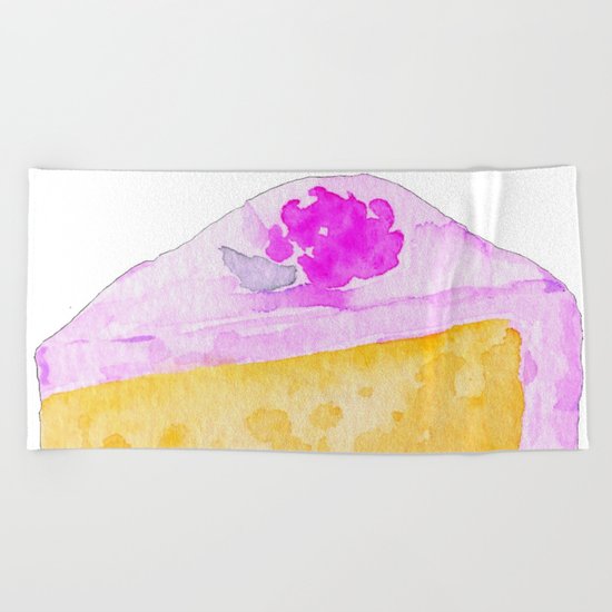 Blueberry Cake Beach Towel