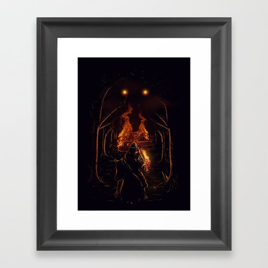 The Arsonist Framed Art Print