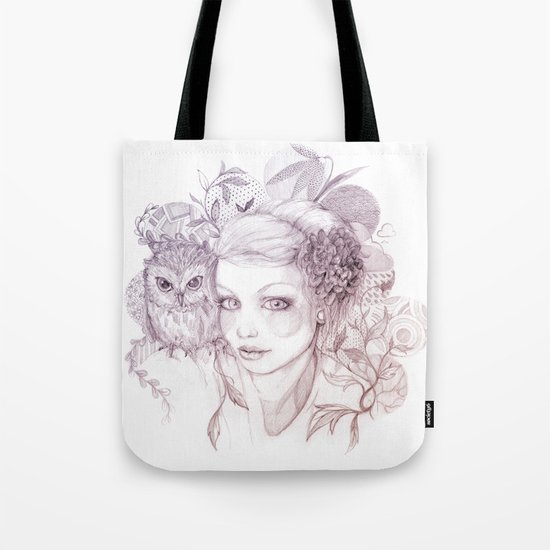 Felt Heart Tote Bag
