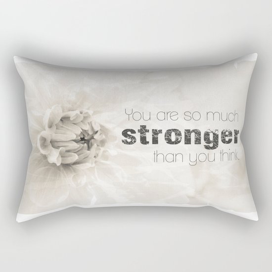 Spring Dahlia II - Be Strong Rectangular Pillow