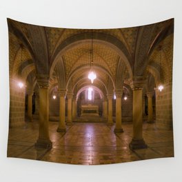 Cathedral Crypt (slight pink tone) Wall Tapestry