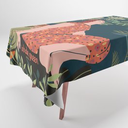 Inhale green  - jungle night at home Tablecloth