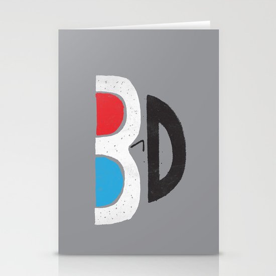 I Like It 3D Stationery Cards