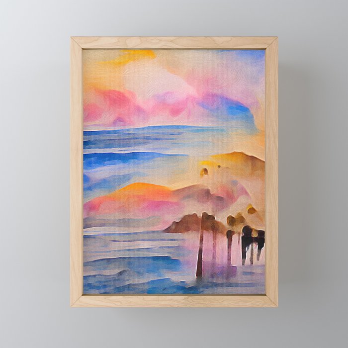 California Dreamers Framed Mini Art Print