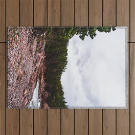 Cabot Trail Coastline VIII | Cape Breton, Nova Scotia | Landscape Photography Outdoor Rug