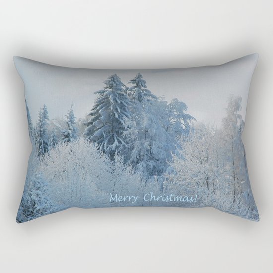 After the snowfall (Merry Christmas!) Rectangular Pillow