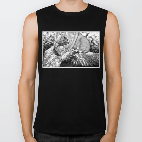 asc 677 - Les ailes du désir (The swain in disguise) Colored version Biker Tank