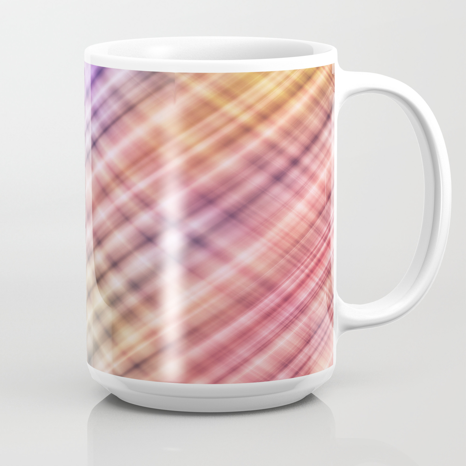 Abstract Colored Stripes Background 21 Coffee Mug By Bonidog