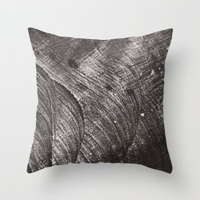 Wood Lines Throw Pillow