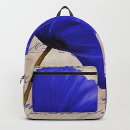 Coquelicots Blue Backpack