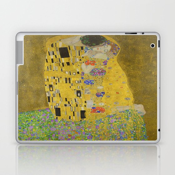 Gustav Klimt, The kiss,A. Laptop & iPad Skin