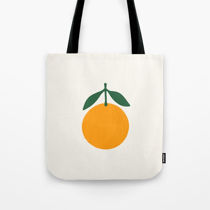 Orange Summer Citrus Tote Bag