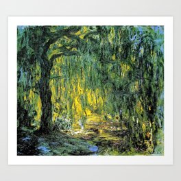 Weeping Willow by Claude Monet Art Print