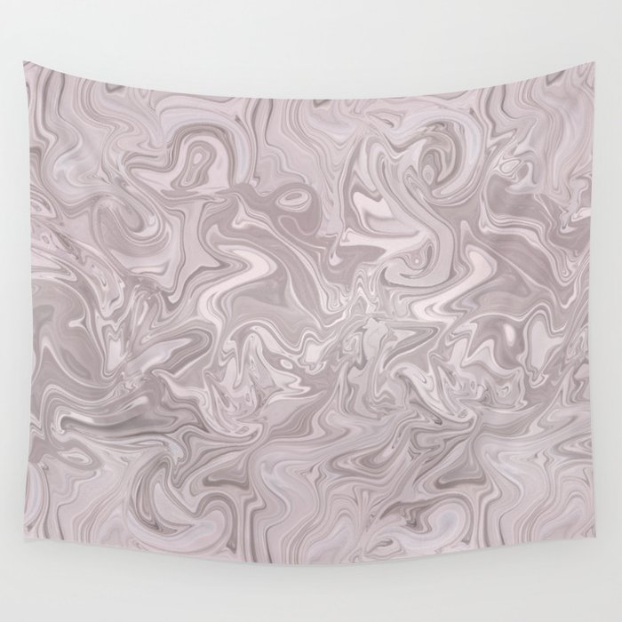 Faux Marble In Elegant Soft Pink Wall Tapestry