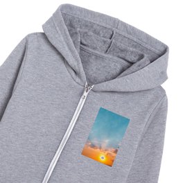 Gorgeous Sunrise Sky Kids Zip Hoodie