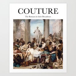 Couture - The Romans in their Decadence Art Print