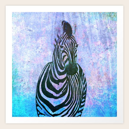 Zebra Art Print