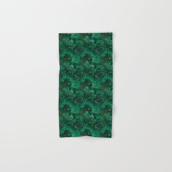 malachite Hand & Bath Towel