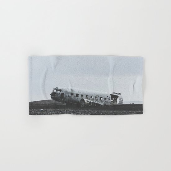 Sólheimasandur Plane Wreck, Iceland Hand & Bath Towel