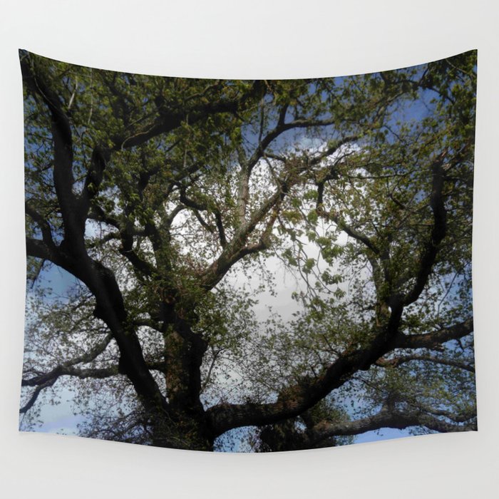 Sky and tree 5 Wall Tapestry