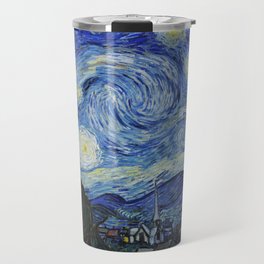 The Starry Night (By Vincent Van Gogh) Travel Mug