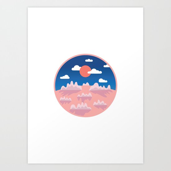 Sundown Art Print