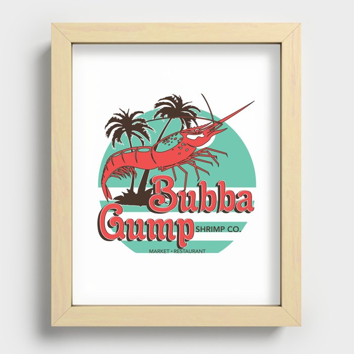 Bubba Gump Shrimp Company Recessed Framed Print